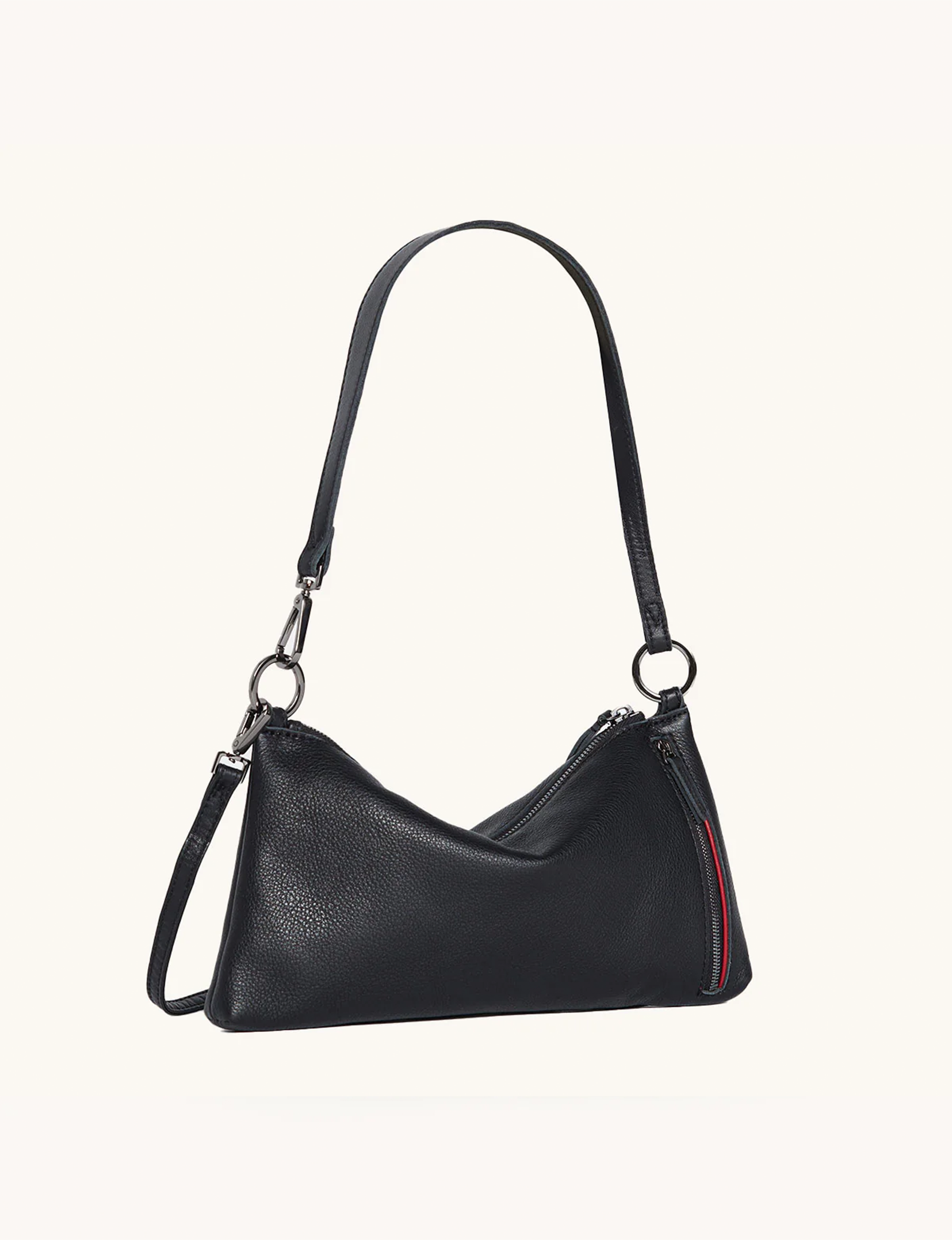 Kyle Small Handbag, Black/Gunmetal