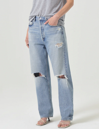 90's High Rise Straight Jeans, Threadbare