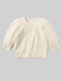 Pleated Crew, Cream