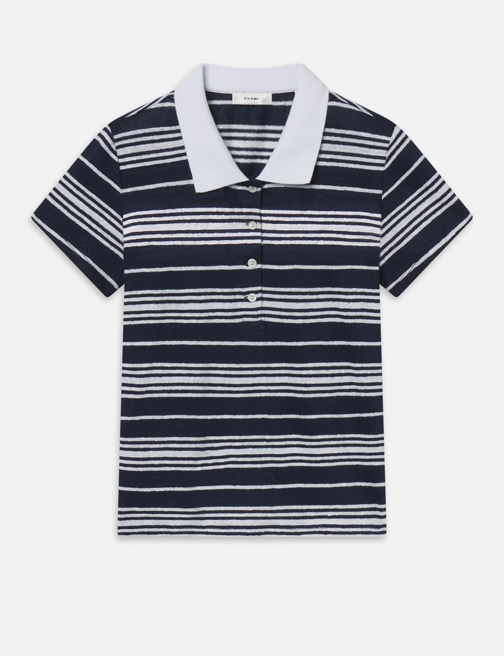 Striped Polo, Navy/Multi