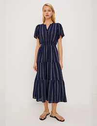 Cannes Dress, Marina Stripe