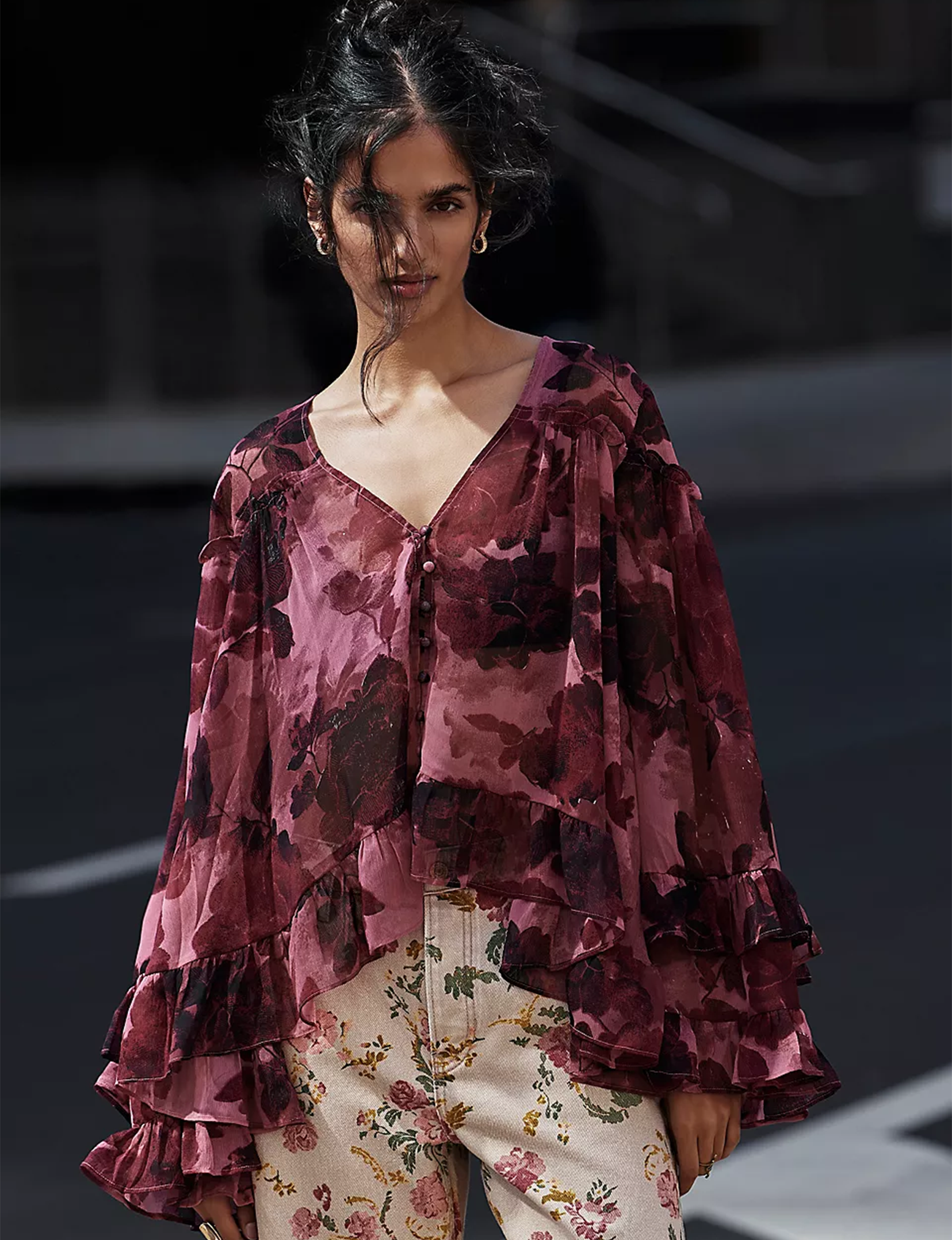 Day Dreaming Blouse, Rose/Combo