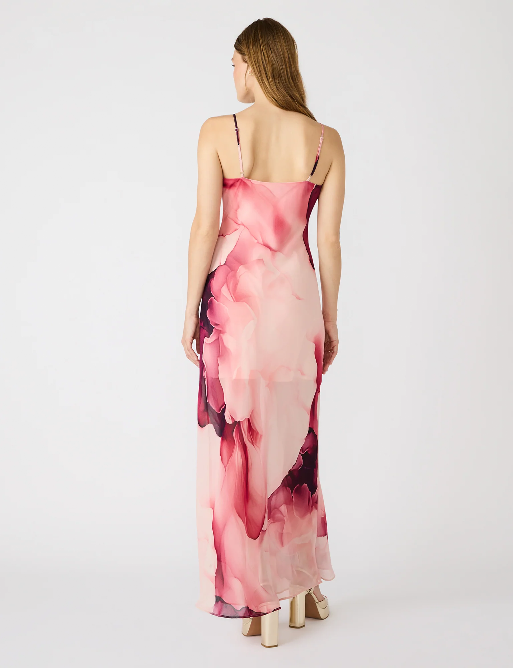 Maxinia Dress, Coral Cloud