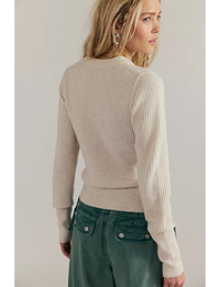 Even After Pullover, Almond Milk Heather