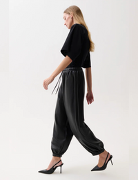 Freya Pull On Harem Pant, Black