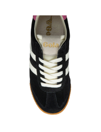 Elan Sneaker, Black/White/Fuchsia