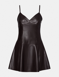 Abbott Dress, Fossil Brown