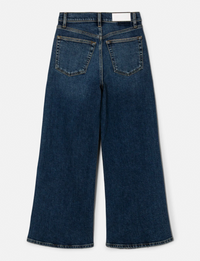 High Rise Wide Leg Crop, Sonoma Indigo