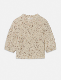 Confetti S/S Sweater, Cream