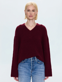 Talia Sweater, Claret
