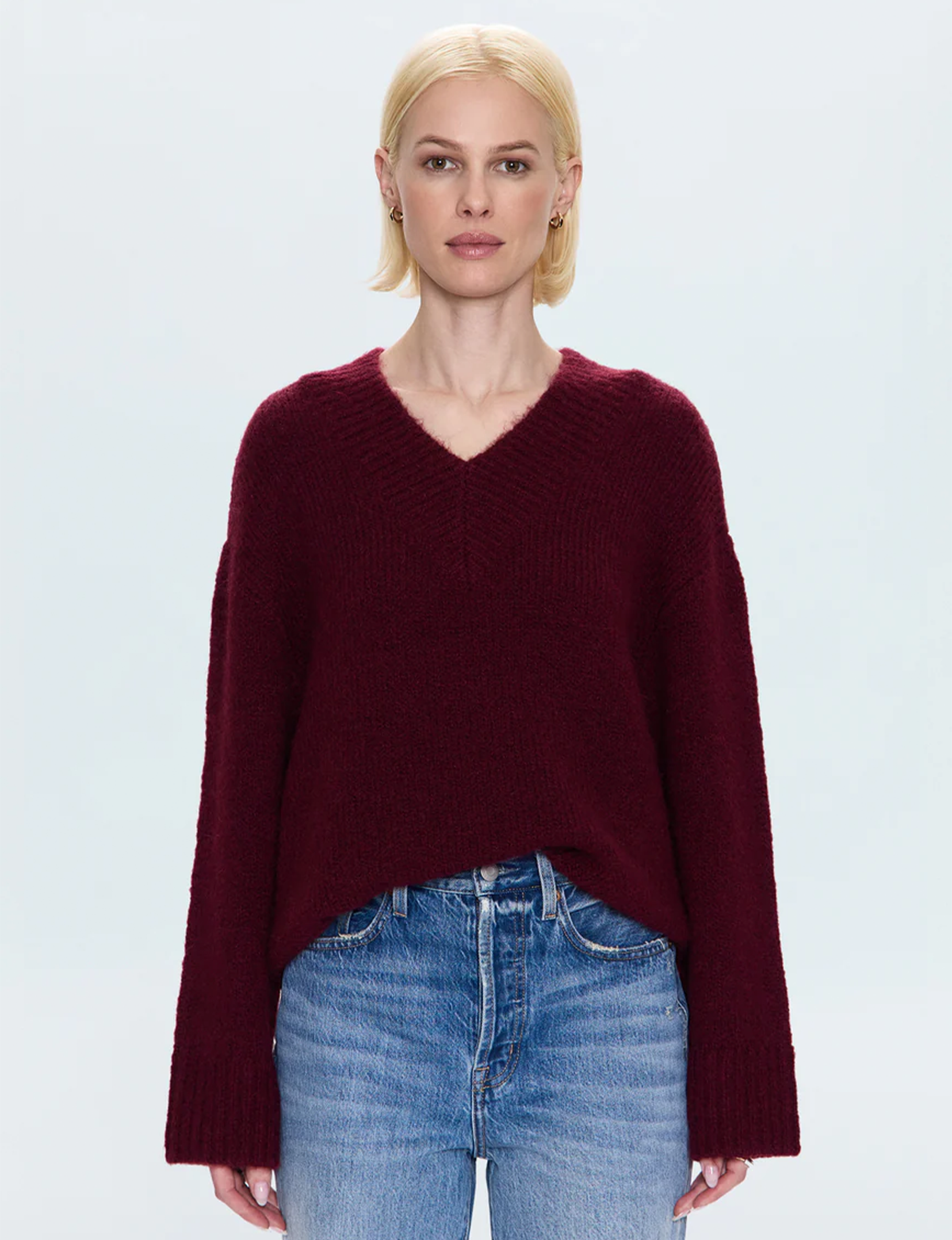 Talia Sweater, Claret