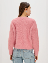 Melo Cardigan, Heather Pink