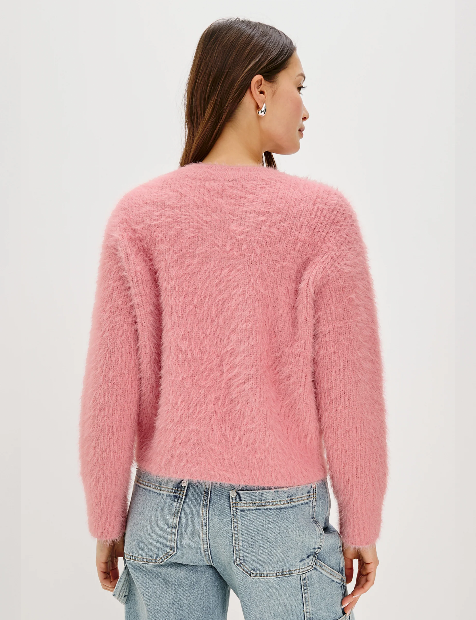 Melo Cardigan, Heather Pink