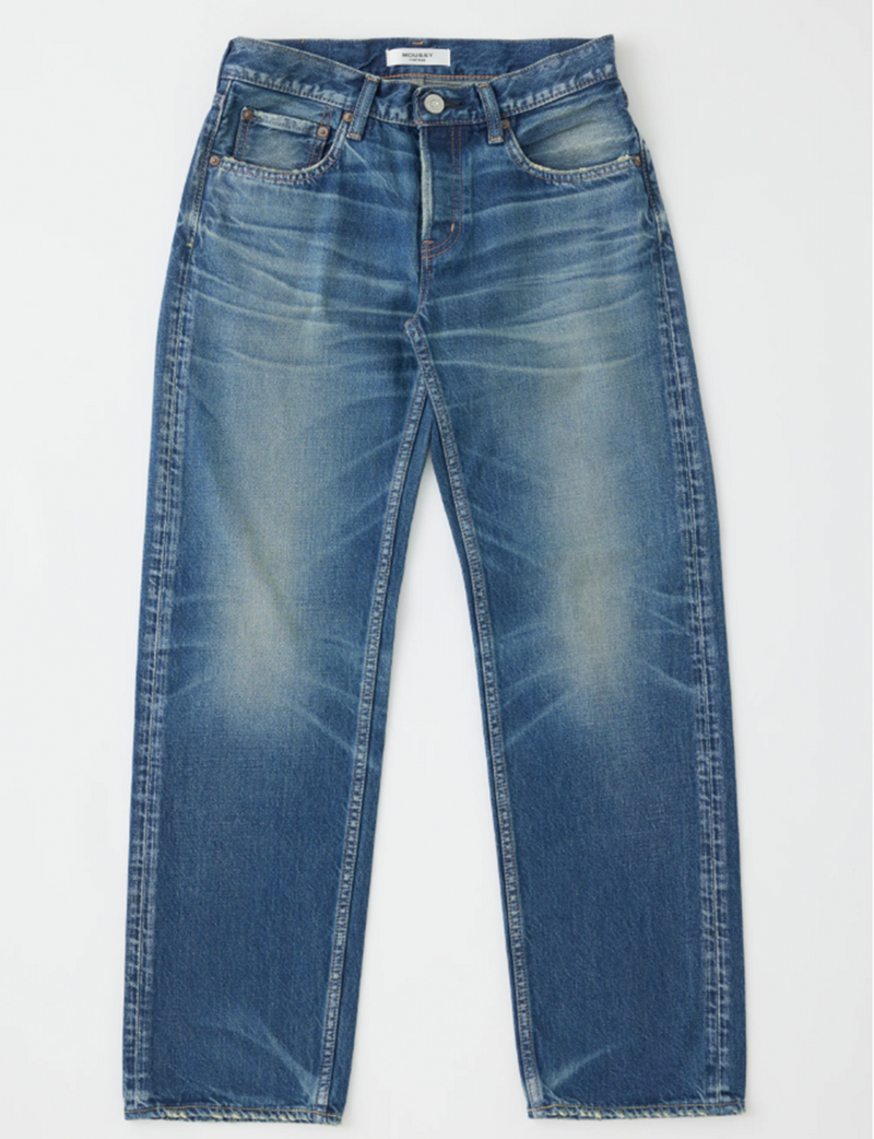 Low Rise Minneola Straight Leg, Dark Blue