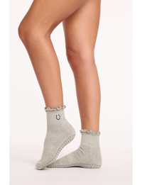 Lucky Horseshoe Socks, Grey