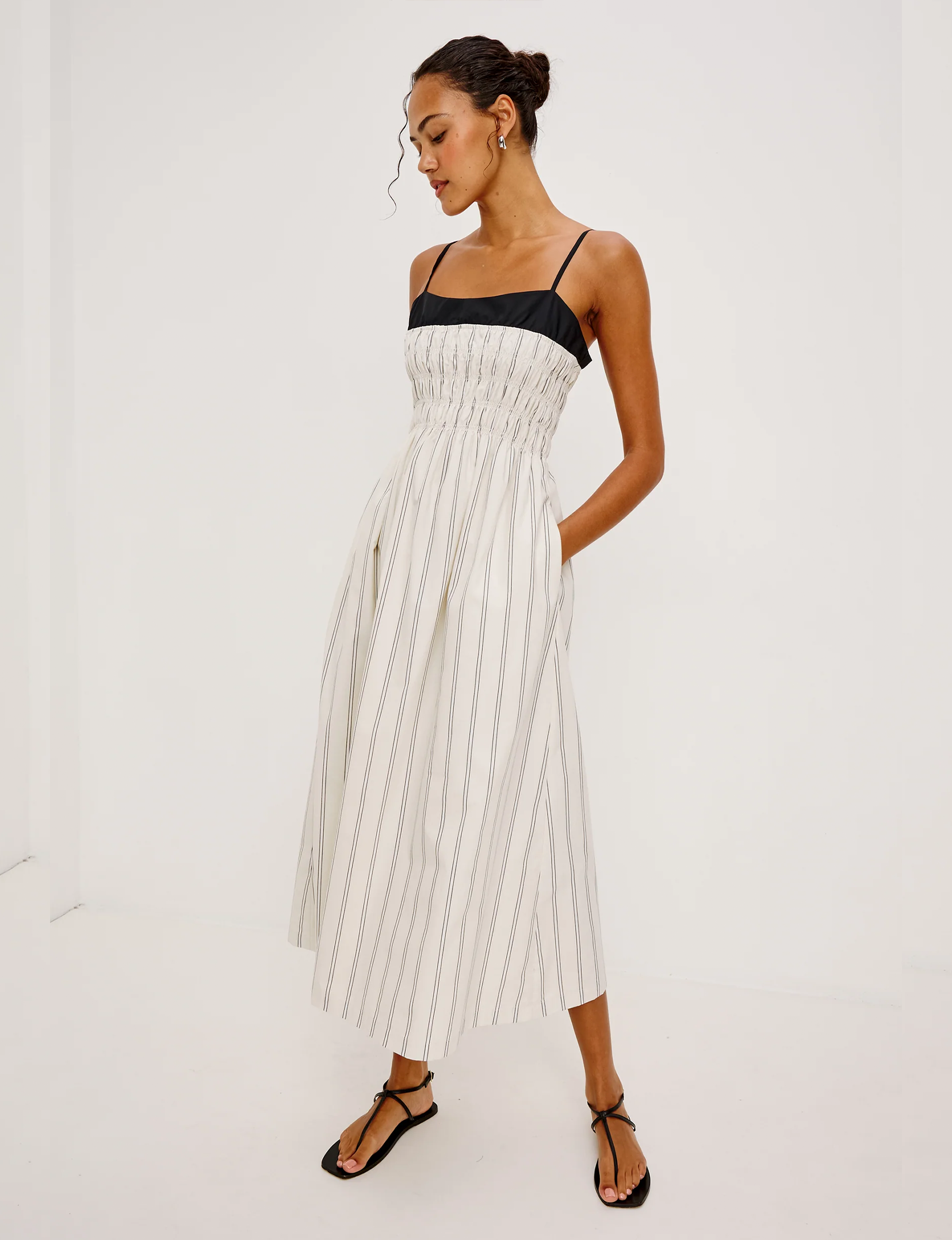 Primrose Dress, Palma Stripe