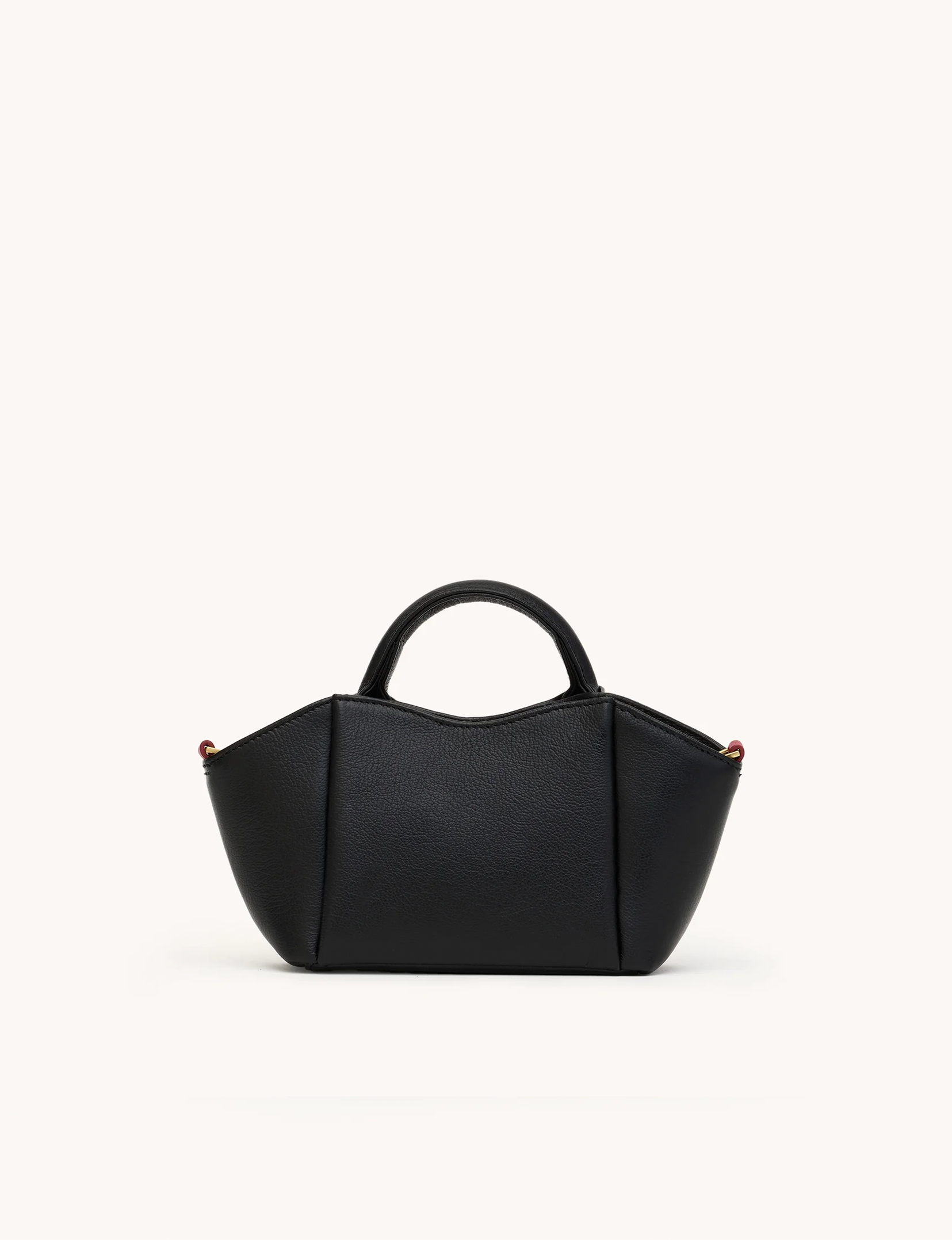 Paul Mini Handbag, Black/Brushed Gold