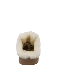 Easter Fuzzy Backless Sneakers, Taupe/Butter
