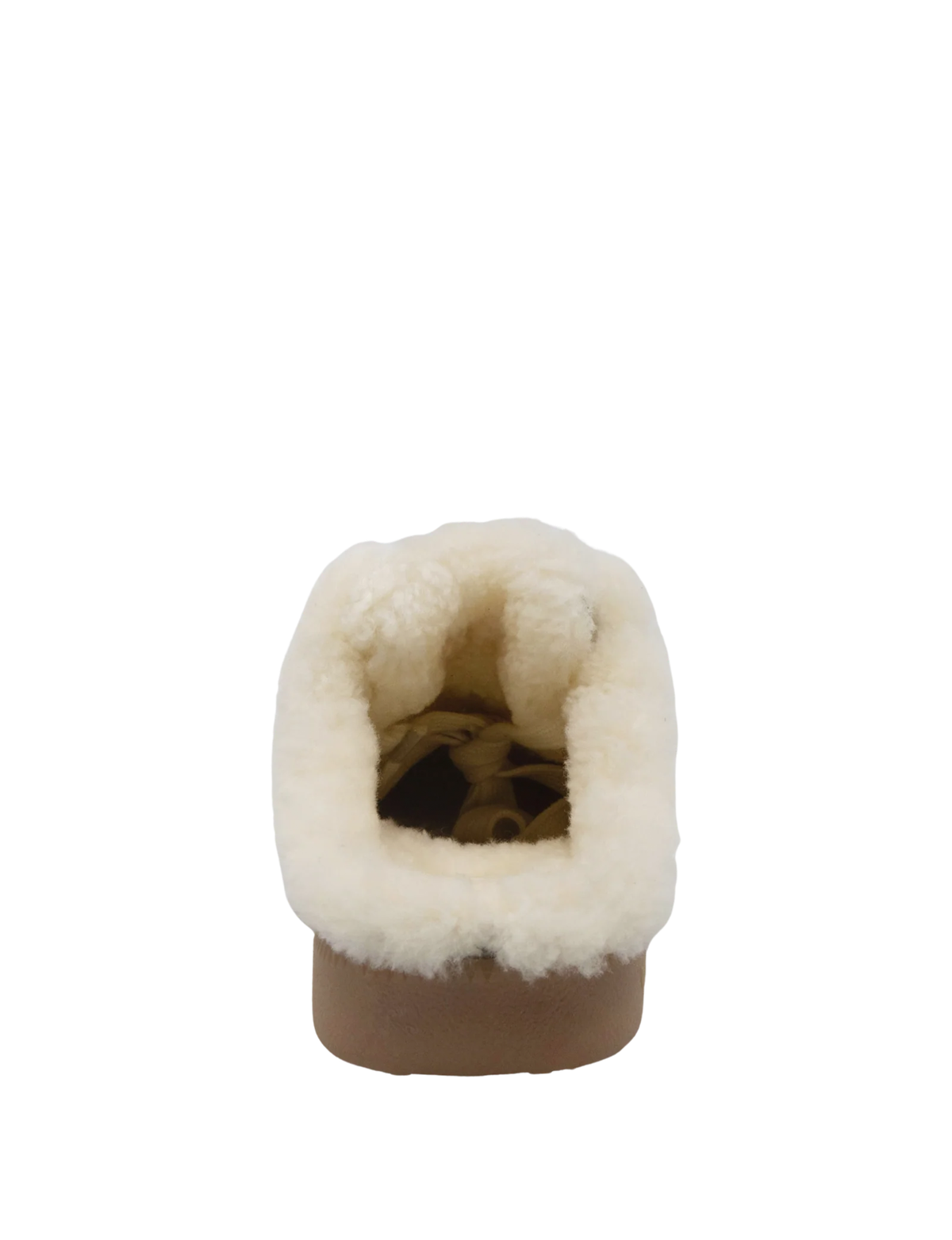 Easter Fuzzy Backless Sneakers, Taupe/Butter