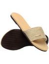 You Malta Sandal, Golden Metallic