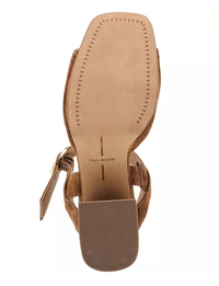 Fatima Platform Heel, Cocoa Suede