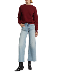 Classic Crewneck Sweater, Currant