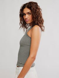So Soft Seamless Cami, Black/White