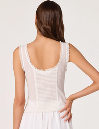 Carine Top, White