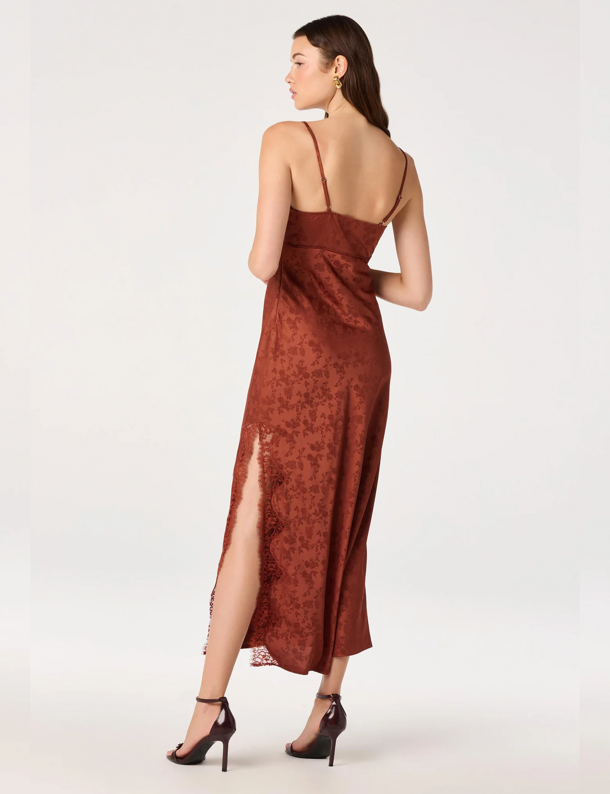 Kristian Jacquard Maxi Dress, Spice