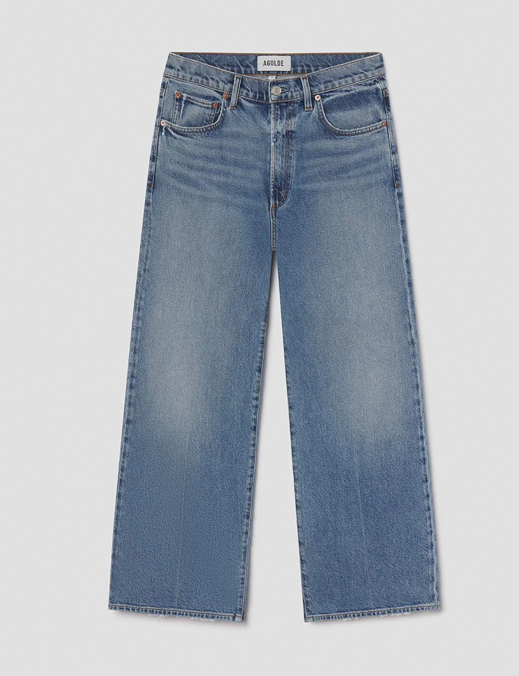 Harper Mid Rise Straight Leg Crop, Kindle