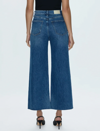 Lana Crop Wide Leg Denim, Palladium