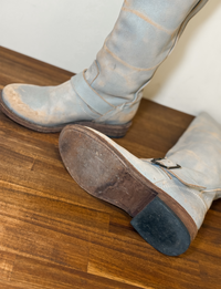 Freebird Tall Leather Boot, Distressed Stone