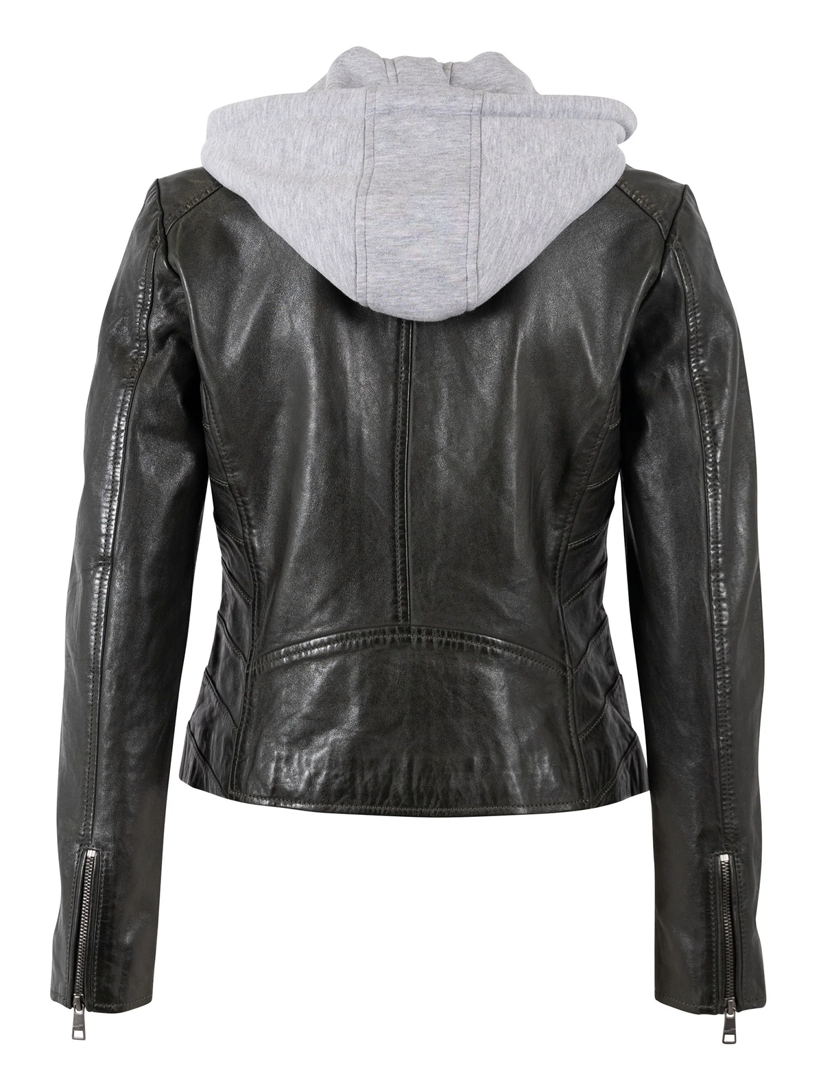 Alva Leather Jacket, Black
