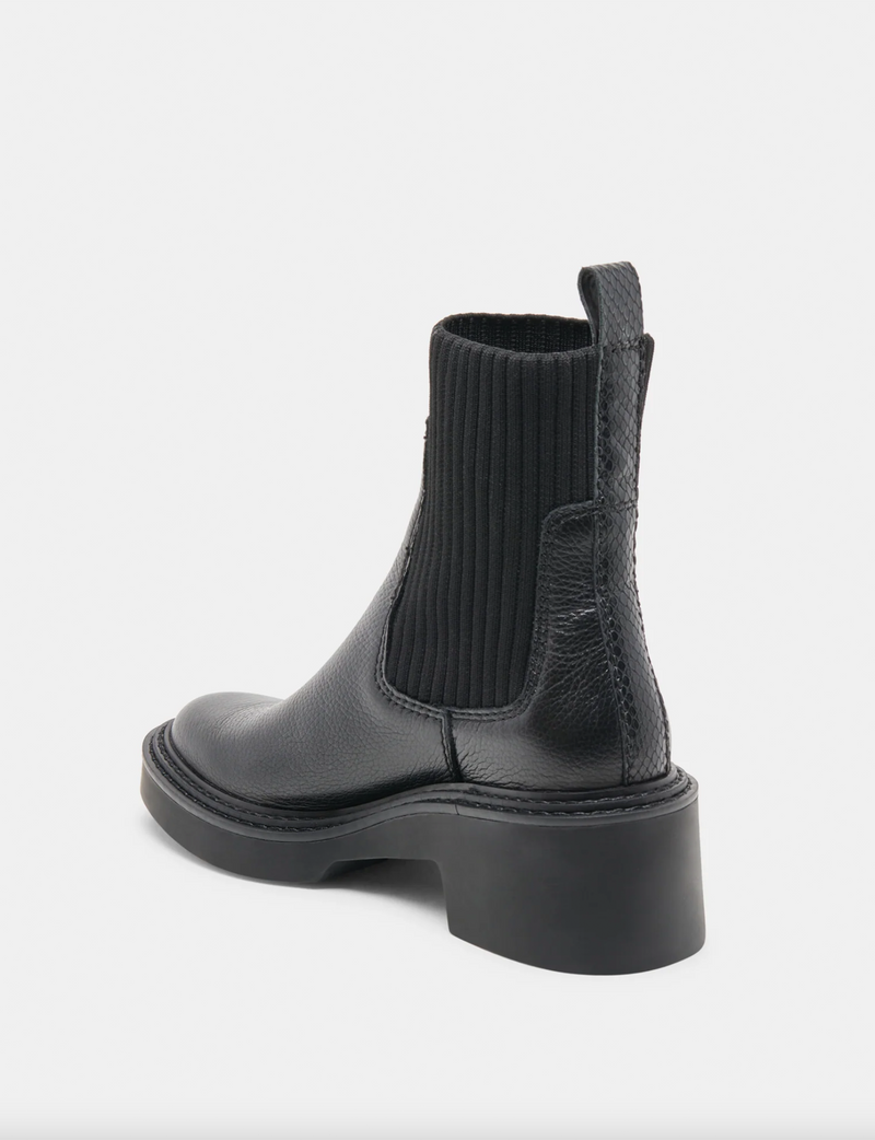 Hilora H2O Boot, Black Leather