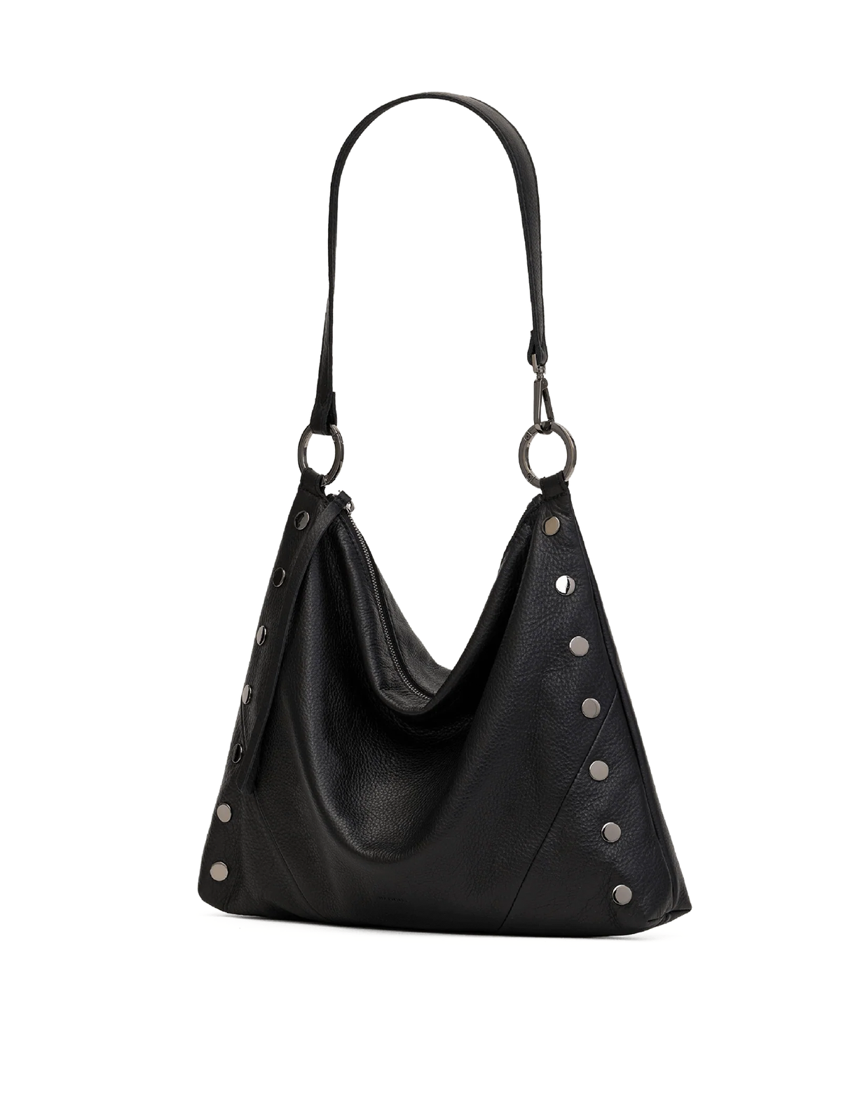 Kyle Large Handbag, Black/Gunmetal