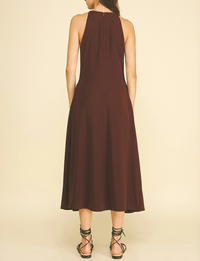 Anatasia Dress, Red/Brown