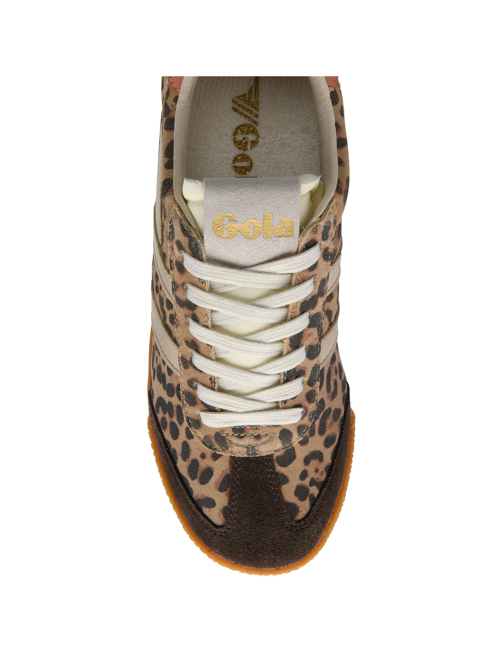 Elan Safari Sneaker, Leopard/Mocha/Gold/Terracotta