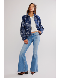 Bandana Jacquard Shirt, Indigo/Combo