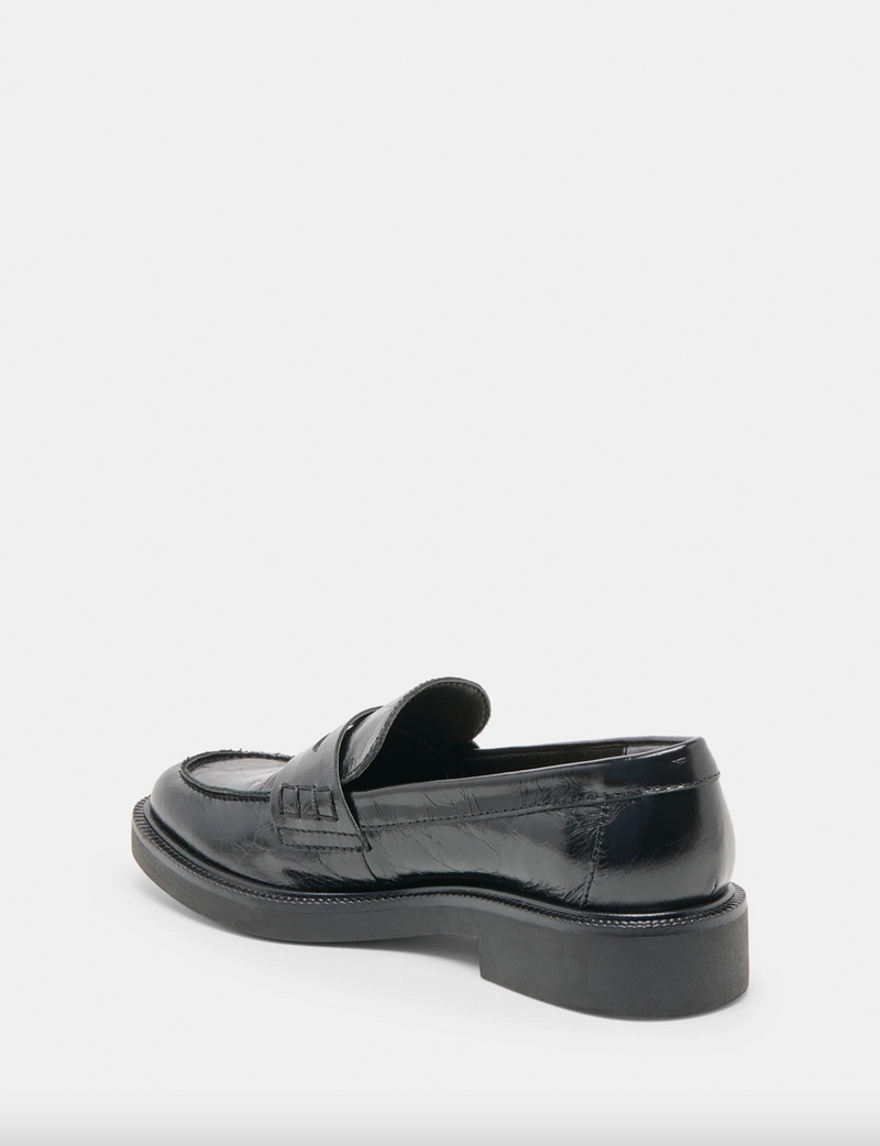 Tiggy Loafers, Midnight Crinkle