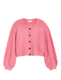 Thistle Cardi, Vintage Rose