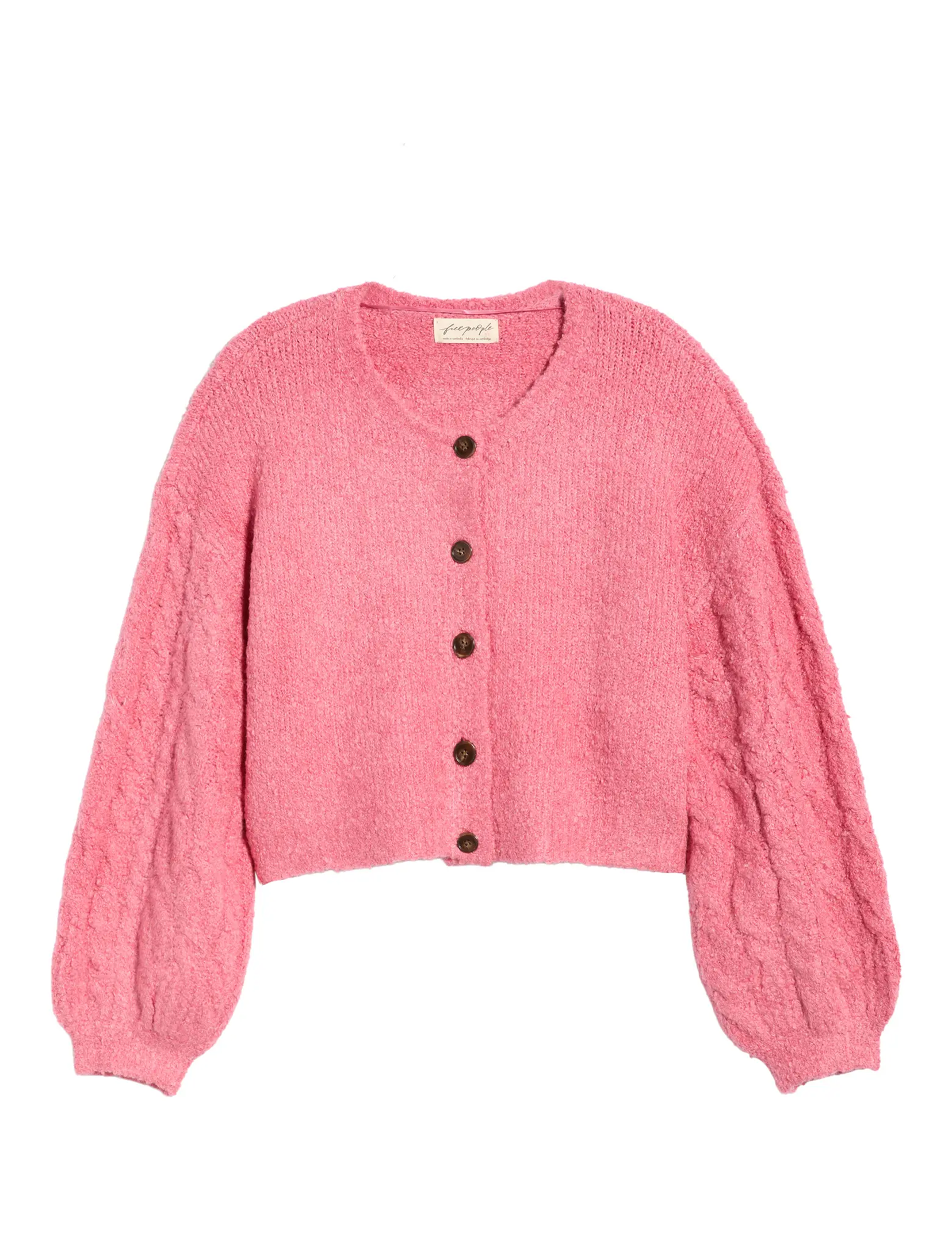 Thistle Cardi, Vintage Rose