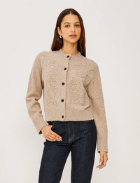 Coralee Cardigan, Sand