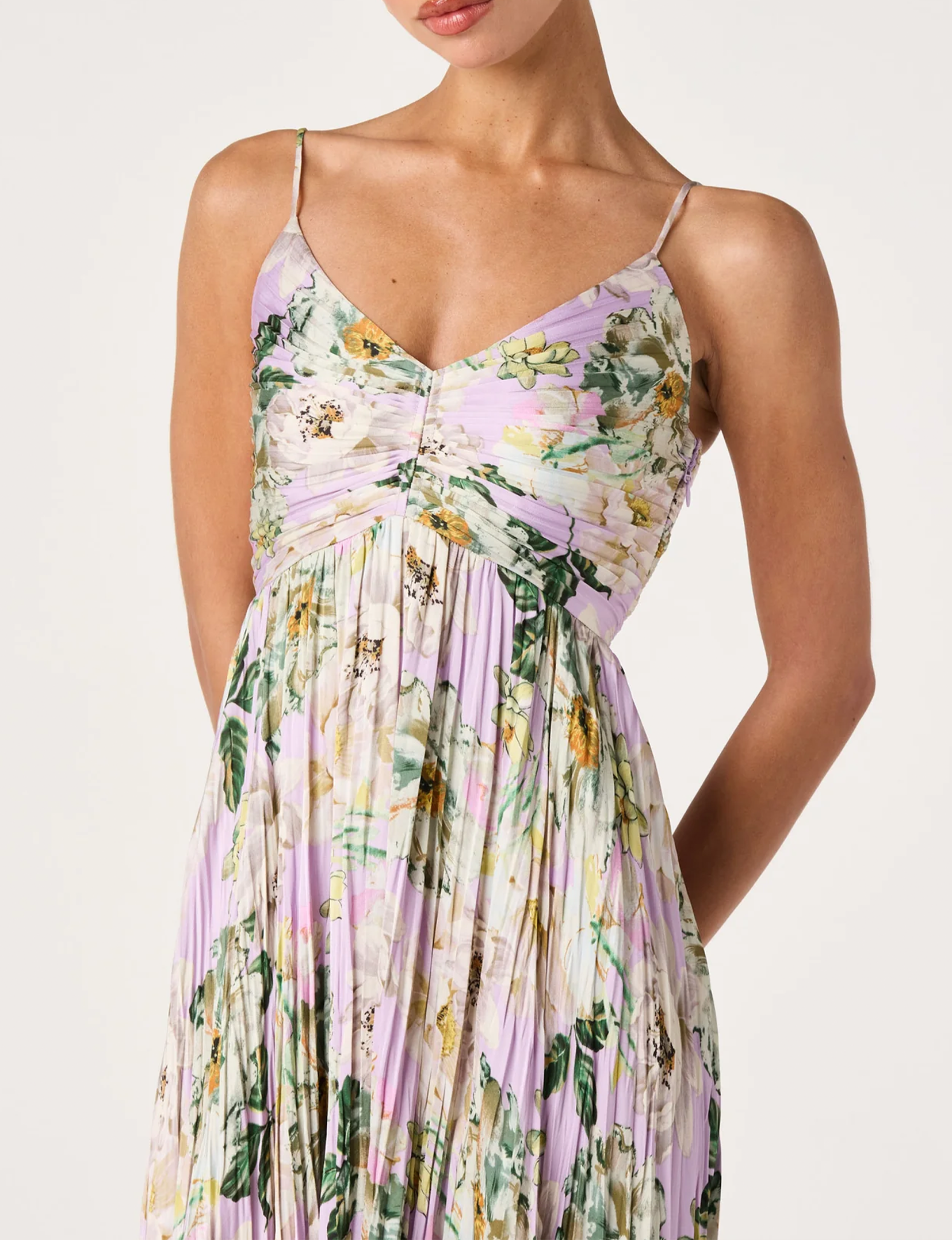 Maeve Dress, Lavender/Multi