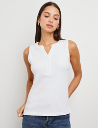 Mayla Tank Top, White