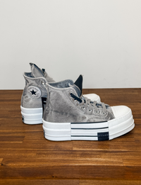 Converse X Rick Owens Drkshdw High Top Sneakers, Overdyed Concrete