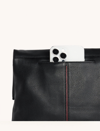 VIP Medium Handbag, Black/Bushed Gold