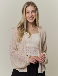 Cera Cardigan, Beige