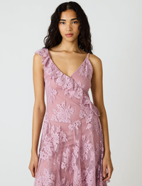 Dariella Dress, Mauve Shadows