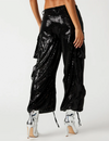 Duo Sequin Cargo Pant, Black