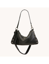 Kyle Medium Handbag, Black/Gunmetal